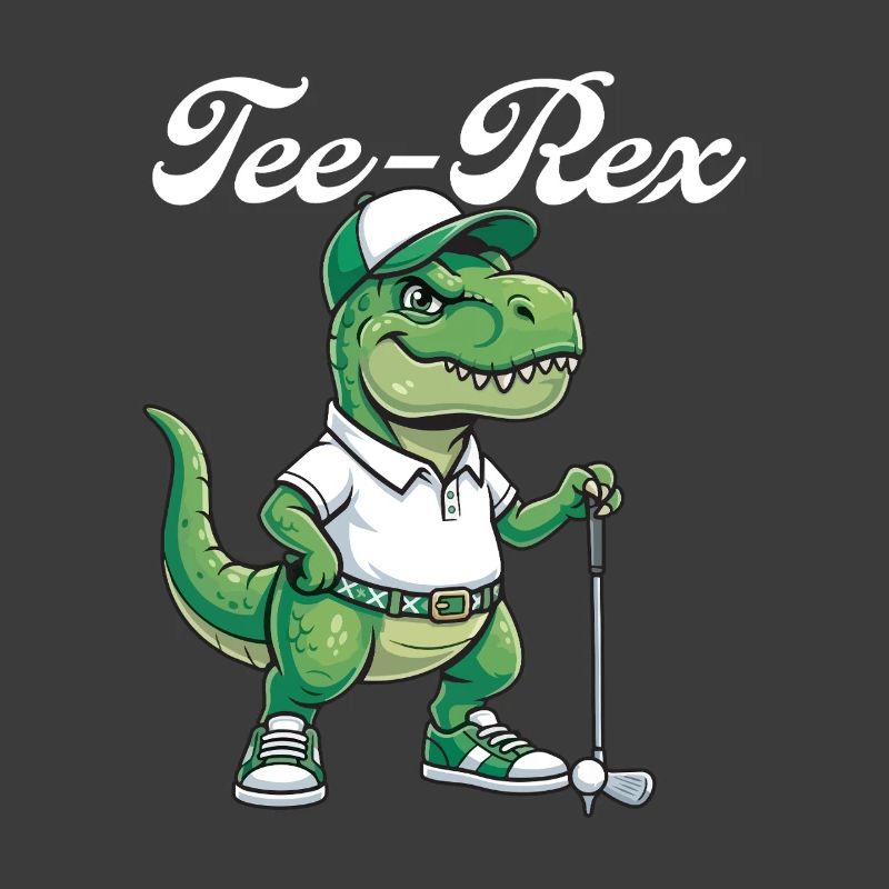 Tee Rex Dinosaurier-Golf Lustiger Golfer-Humor