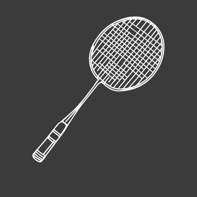 Badmintonschläger Zeichnung