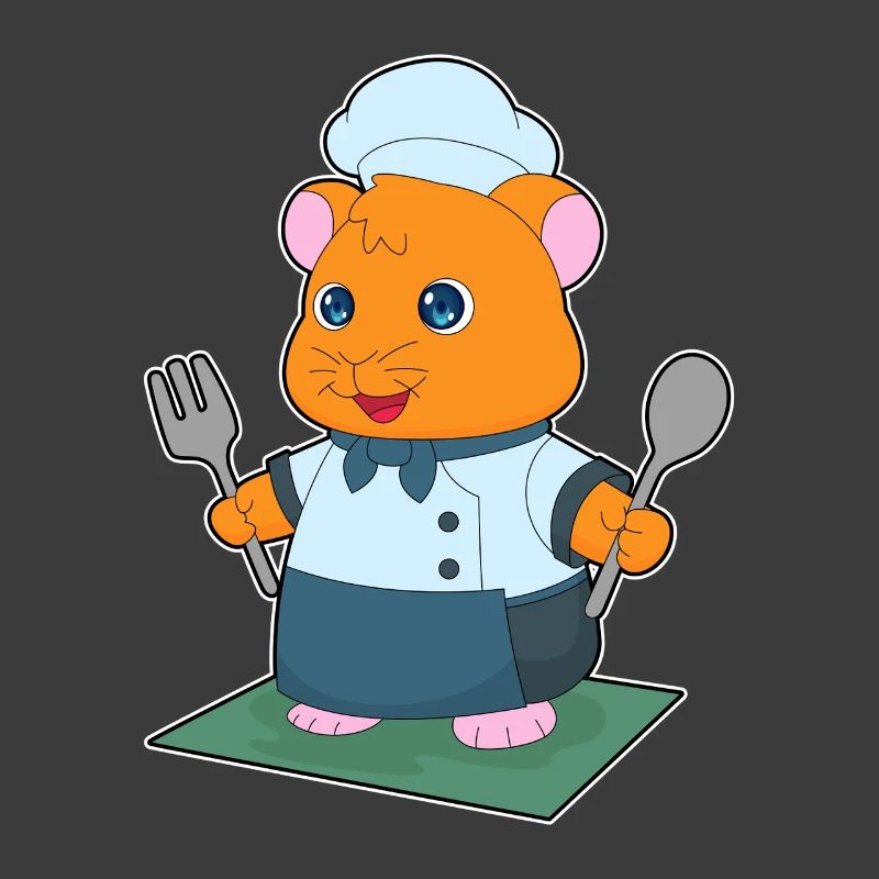 Cuisine de la cuisine pour couverts de hamster