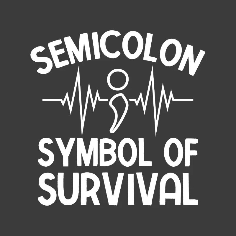 Point-virgule : Symbole de survie Point-virgule