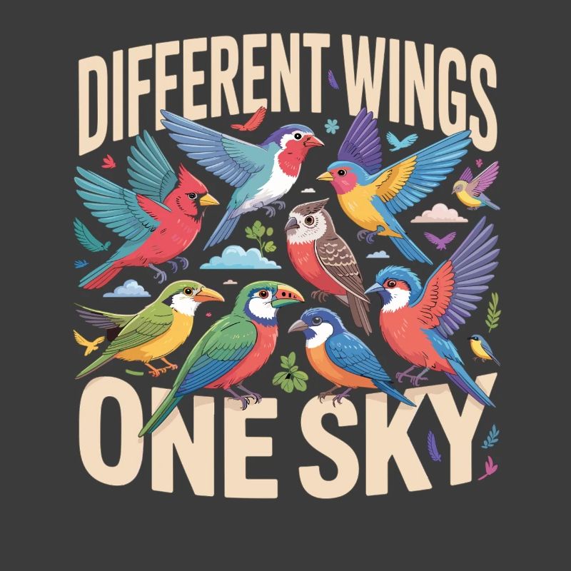 Different Wings One Sky Bird