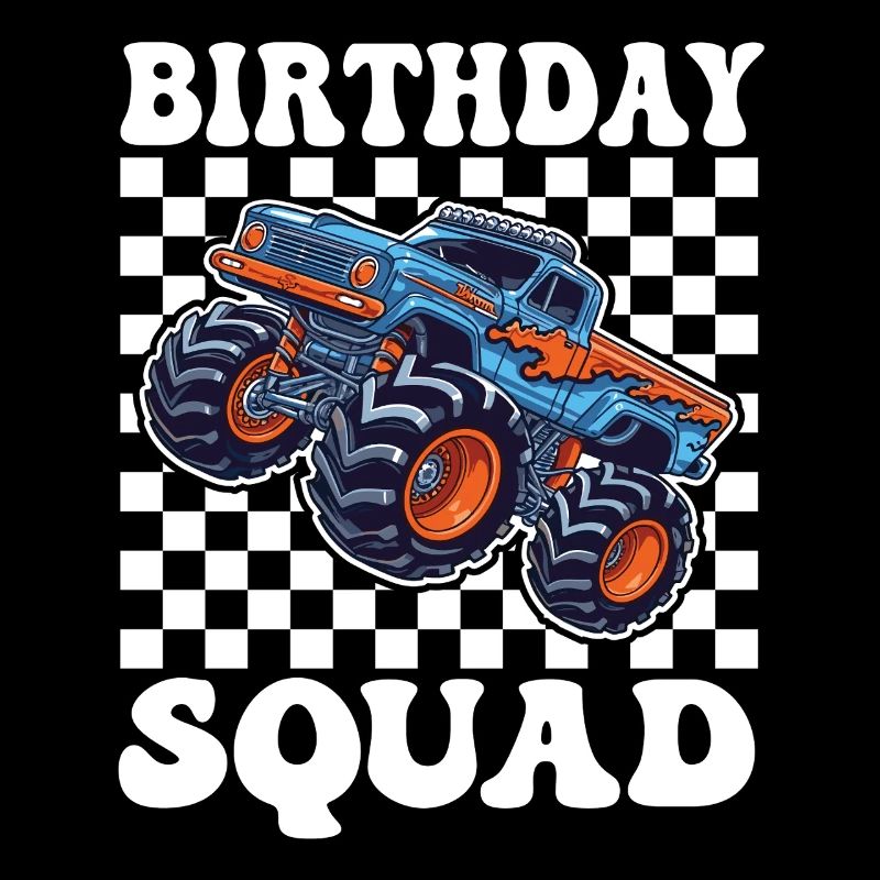 Équipe d’anniversaire des Monster Trucks
