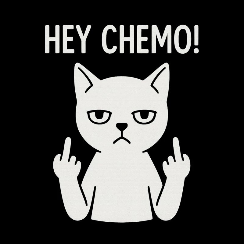 Freche Chemo-Unterstützungskatze