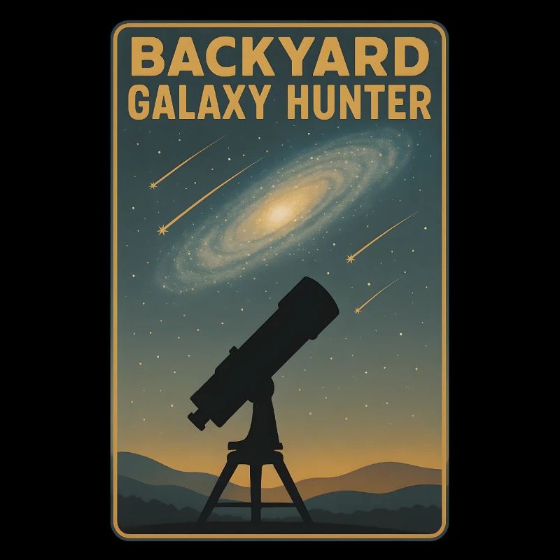 Chasseur de Galaxies dans le jardin | Astronomie