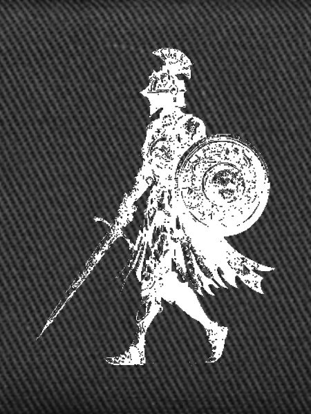 Ritter-Silhouetten-Schildschwert