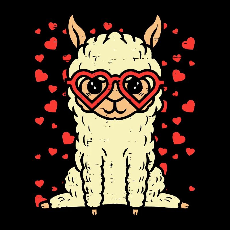 Valentine Llama