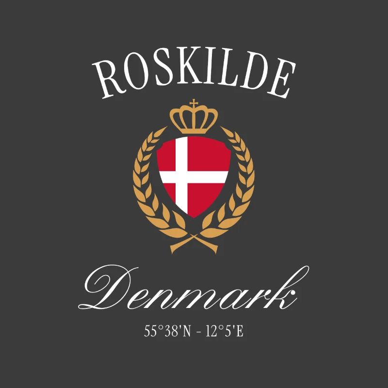 Roskilde Dänemark Wappen Krone – Reise Souvenir