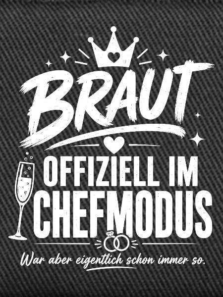 Braut im Chefmodus