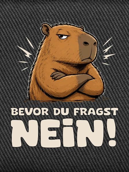 Capybara Attitude Nein!