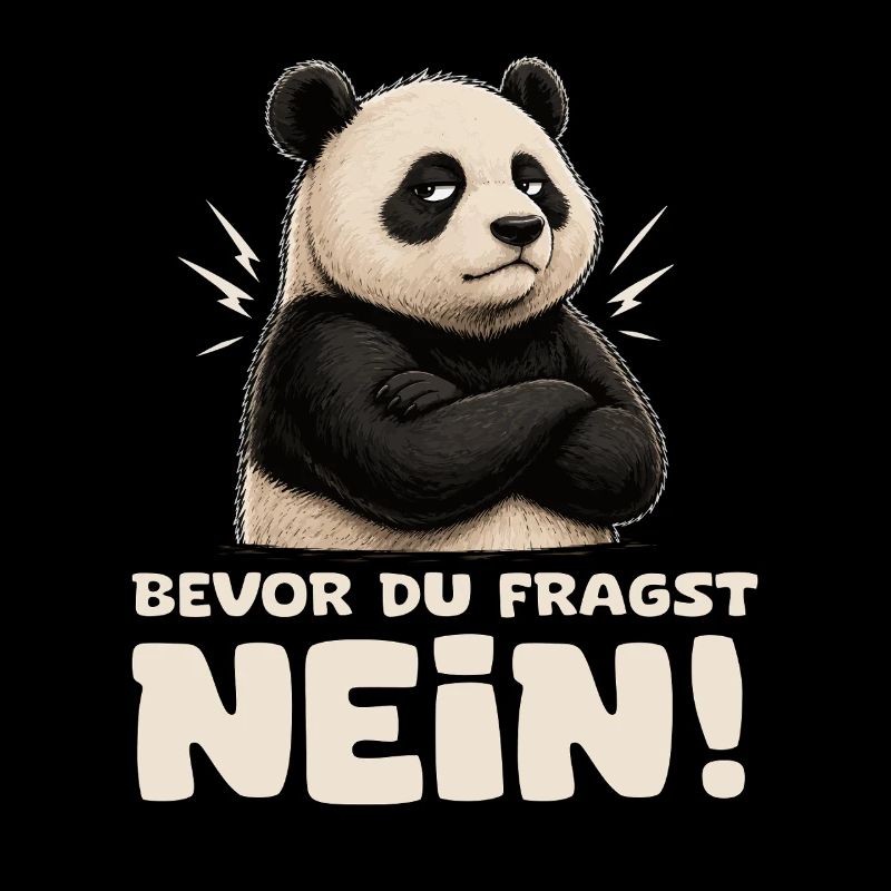 Panda Nein Bevor Du Fragst