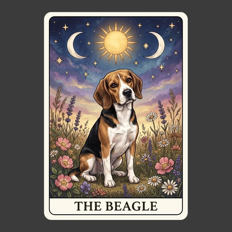 Carte de tarot Beagle