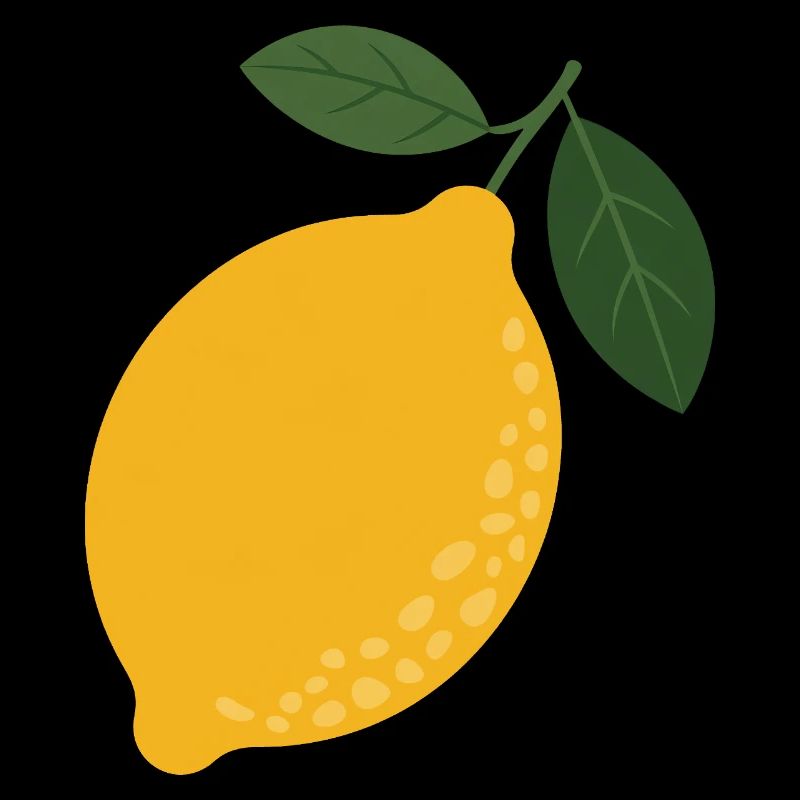 Citrus Sun Lemon Illustration