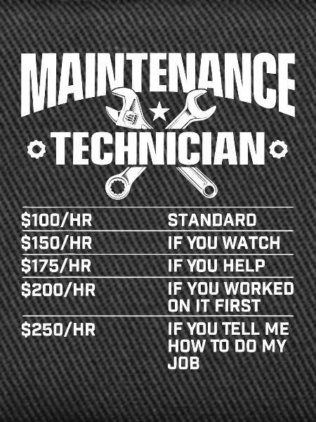 Maintenance Technician Emblem Tee