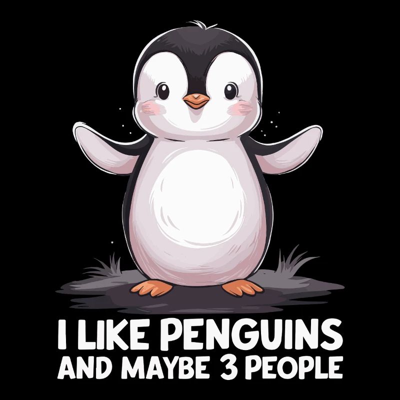 Drôle de Pingouin Dire Imprimer
