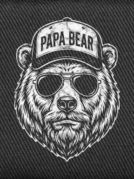 Papa Bear with sunglasses