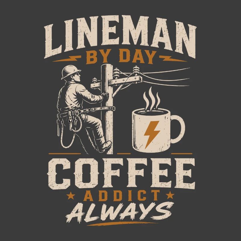 Strom Techniker Kaffee Kabel Arbeit
