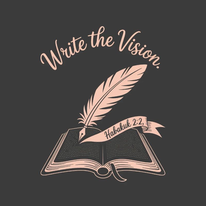 Write the Vision Open Book Feather