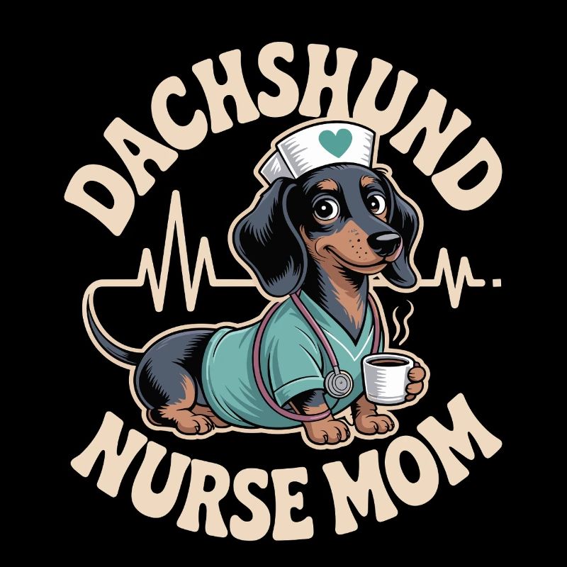Dackel Nurse Mom