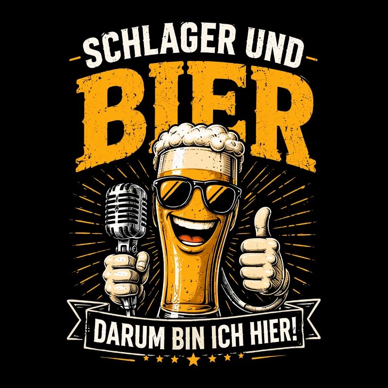 Schlager und Bier Motiv