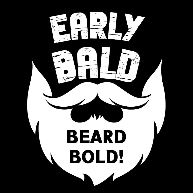 Early Bald Beard Bold