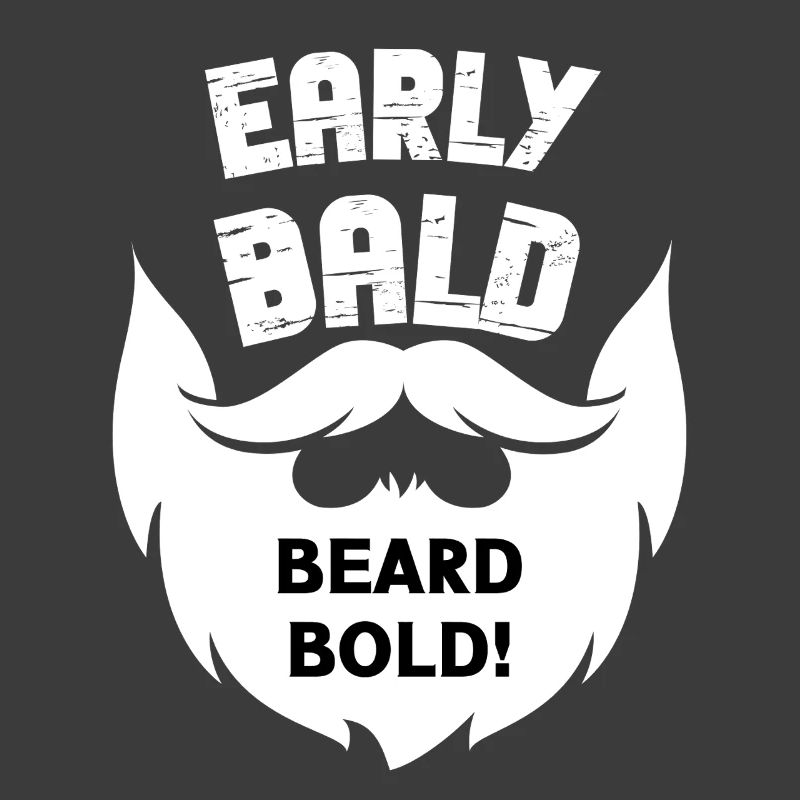 Frühes Bald Beard Bold