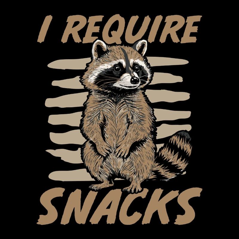I Require Snacks Trash Panda Raccoon