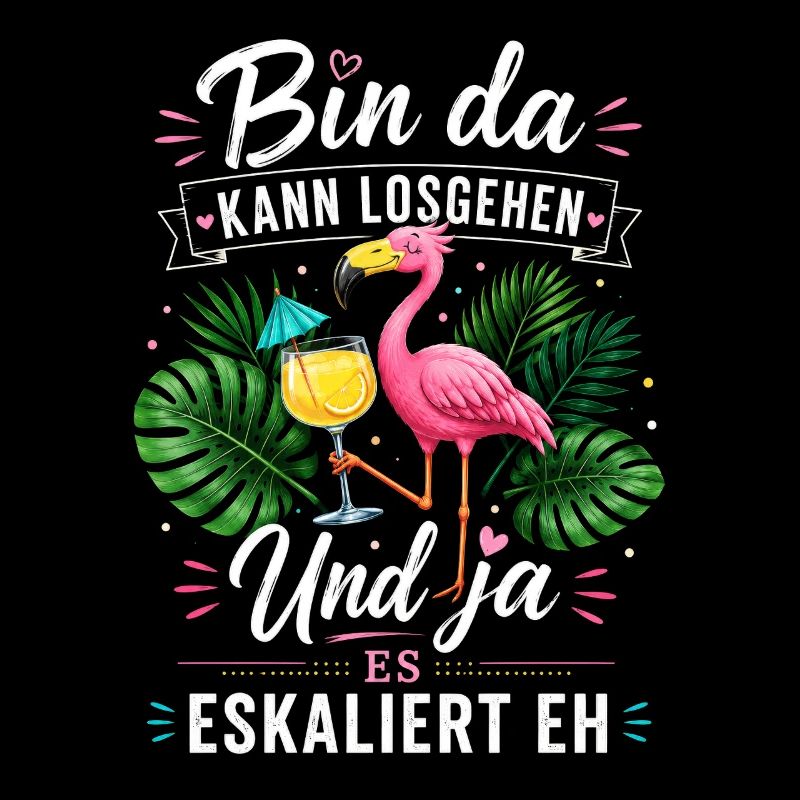 Bin da Eskaliert Flamingo Party