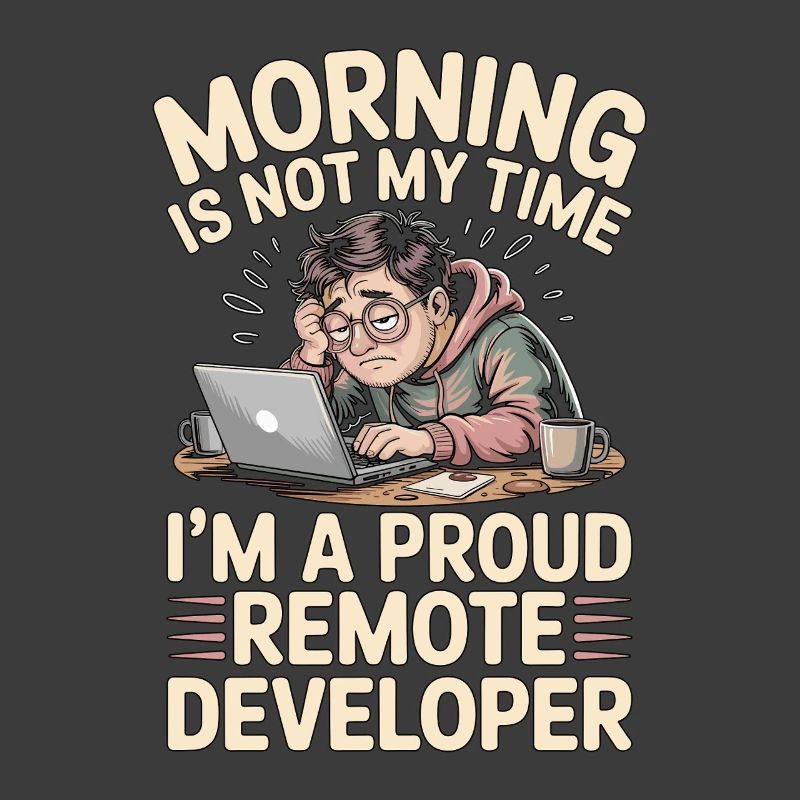 Remote Developer Morning Is Not My Web Developer