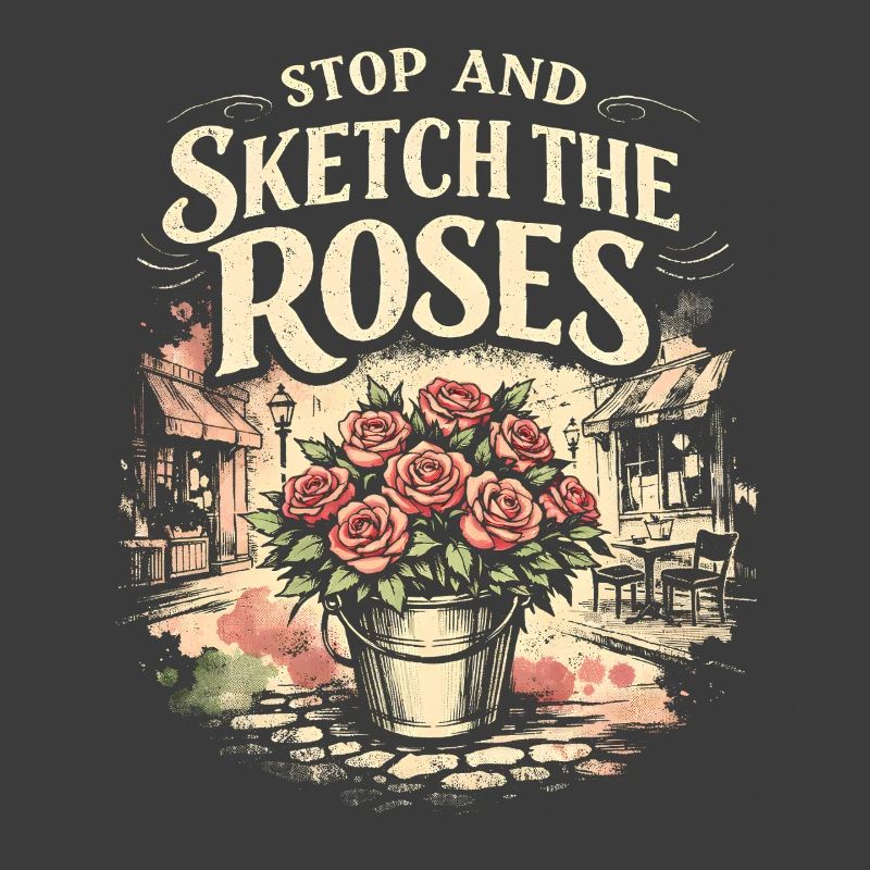 Stop & Esquisse les Roses | Dessin urbain