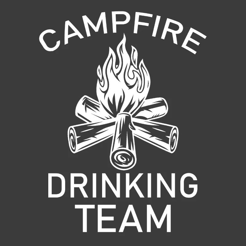 Campfire Drinking Team Retro Outdoor-Wochenendgeschenk