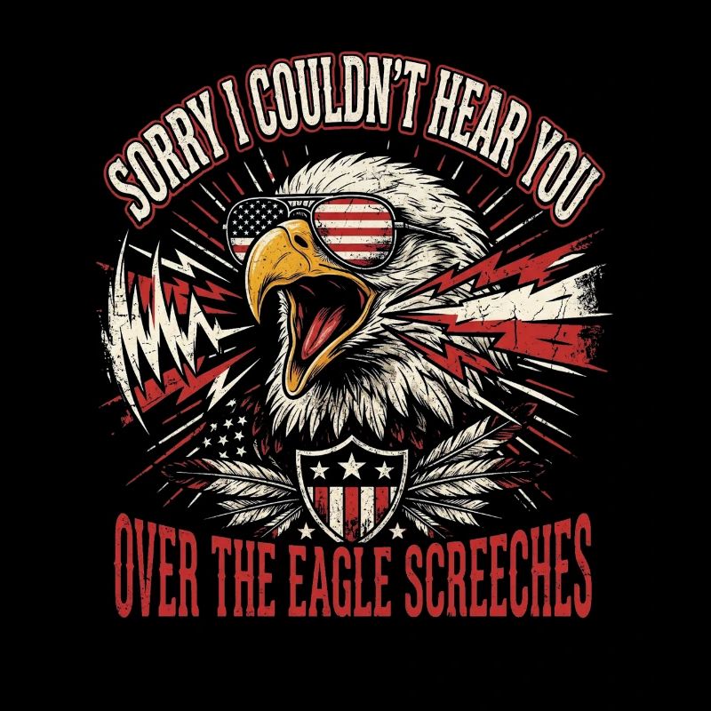 Sorry I Couldn't Hear You Over The Eagle Screeches