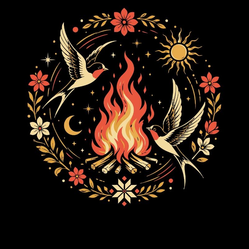 Feu de joie de l’Hirondelle de Kupala