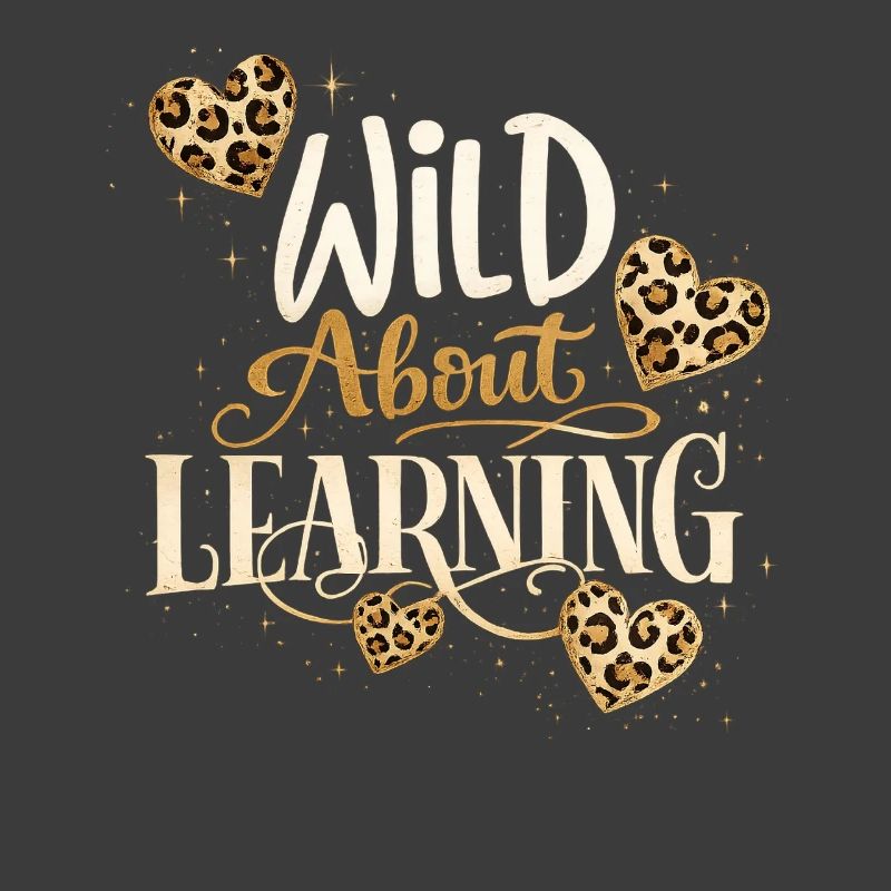 Passion for Learning – Leopard Hearts & Glitter O