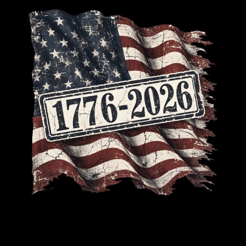 Drapeau patriote 1776-2026