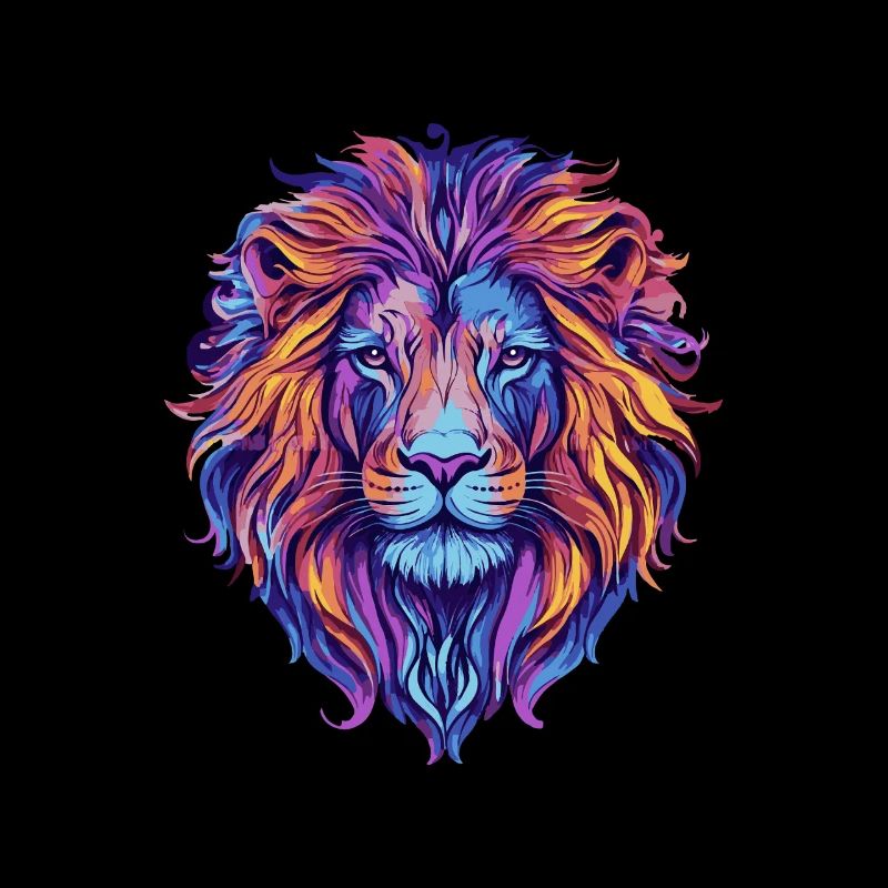 Lion Colorful