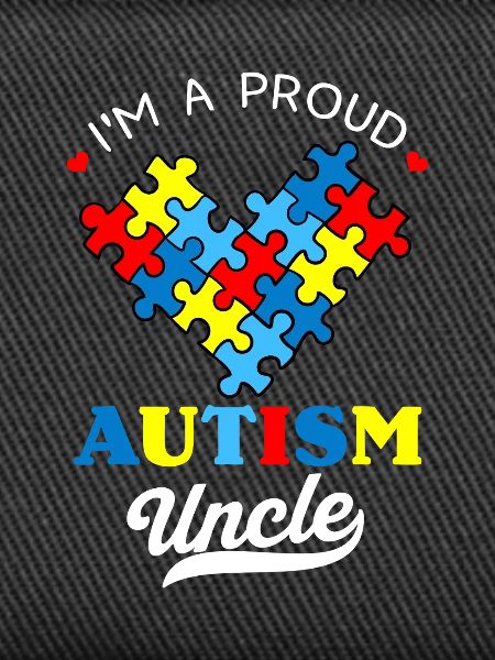 Proud Autism Uncle Heart