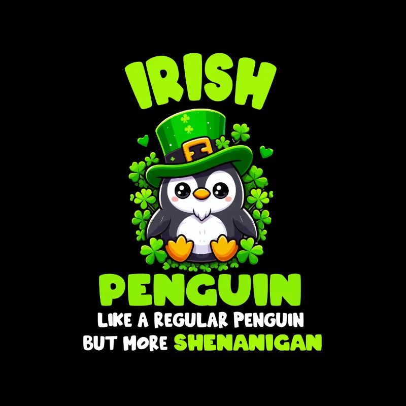 Irischer Trick-Pinguin