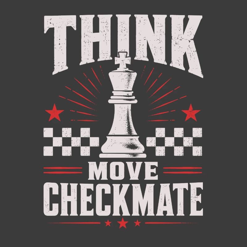 Échecs Échec et mat Pensez à Chemise Move