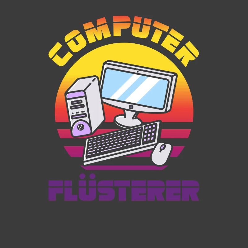 Computer Flüsterer Retro Pc Nerd It Admin Gamer