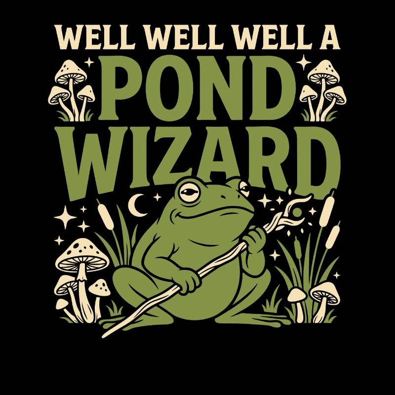 Frog Wizard Frog Magic Frog