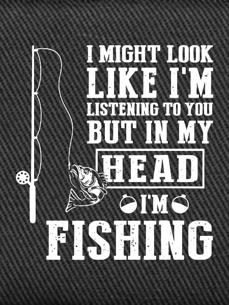 Head Fishing Quote Tee