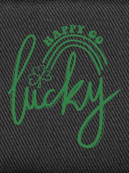 Lucky Script Kleeblatt-Regenbogen