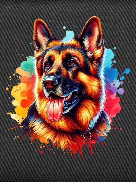 German Shepherd Motif