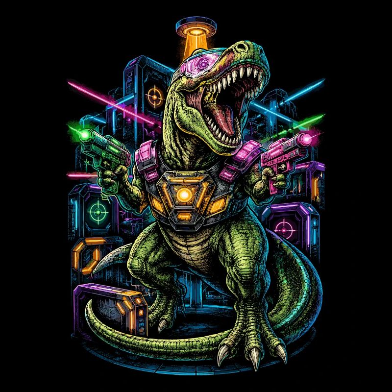 Laser Tag Dinosaur