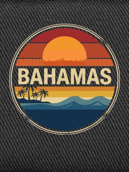 Bahamas Sunset Retro