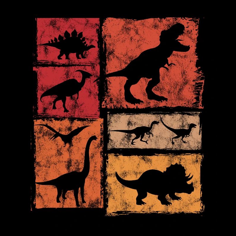 Retro Dinosaur Graphic