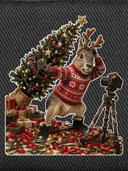 Weihnachtsfoto Voll Daneben