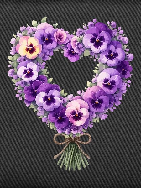 Violette Demenzbewusstseinsblume