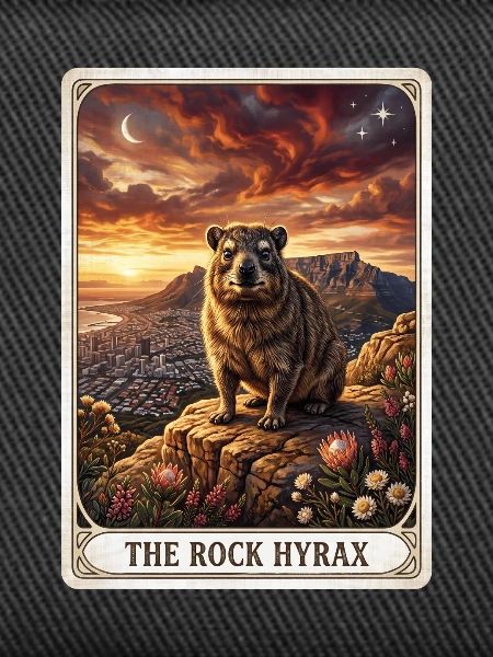 Klippschliefer Tarotkarte