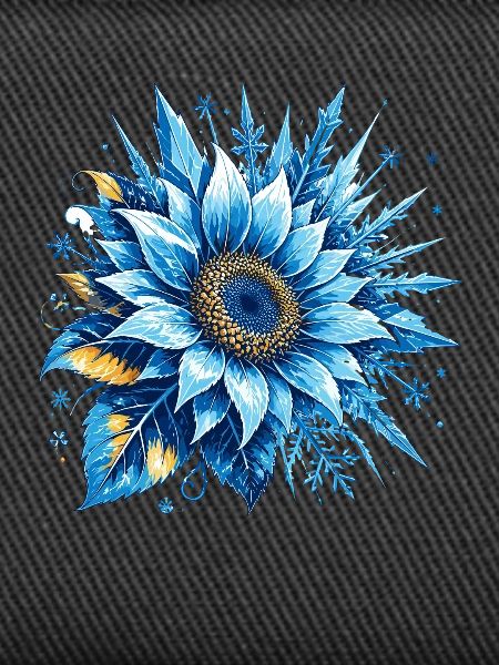Eisblau Sonnenblume